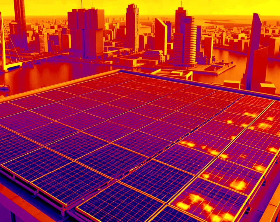 Na thermografische drone inspectie